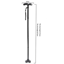 6Colors Handle Folding Cane Portable AntiShock Telescopic Walking Hiking