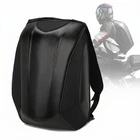 Carbon Fiber Motorcycle Backpack Waterproof Helmet Storage Bag Men for Riders