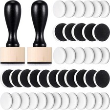 42 Packs Mini Ink Blending Tool Set, Include 2 Pcs Round Alcohol Ink Mini Applic