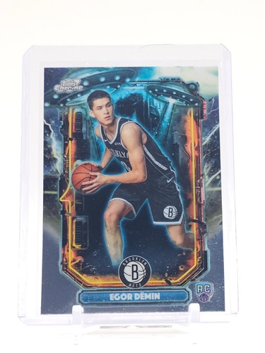 EGOR DEMIN 2025-26 TOPPS CHROME COSMIC ROOKIE EXTRATERRESTRIAL TALENT RC Q4783