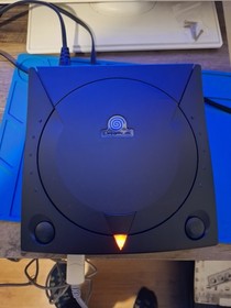 Sega Dreamcast PAL Console With Black Shell And Cables