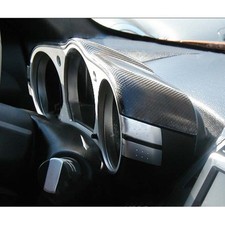 Tablero de fibra de carbono velocímetro cubierta superior embellecedor para Nissan 350Z Z33 2003-2009
