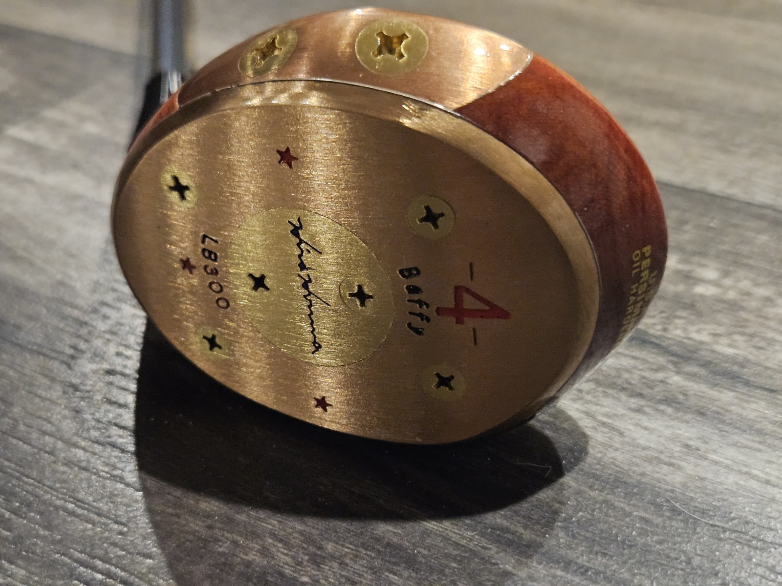  HIRO HONMA Persimmon DRIVER 4-Wood LB300 3-STAR Titanium Ca