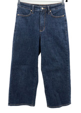 Judy Blue Jeans Size 7/28 High Rise Tummy Control Wide Leg Cropped Dark Wash New