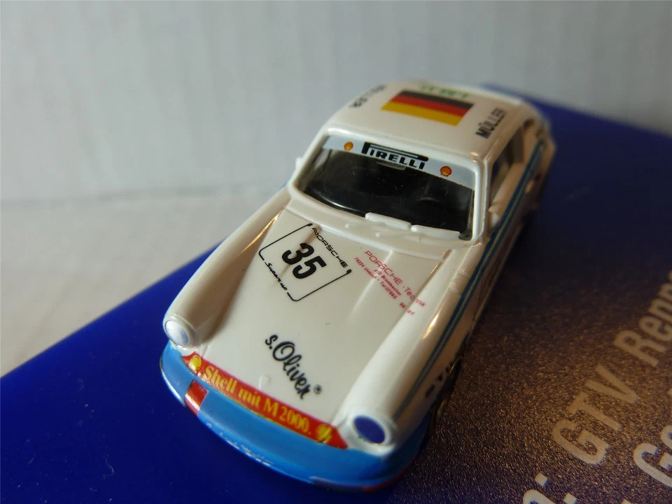Porsche 911 1:87 Hungaroring 1993 G. Müller GTV Racing Euromodell 0241 HO NUOVO - Immagine 2 di 4