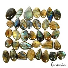 730 Ct Natural Multi Labradorite Mix Shape Cabochon Loose Gemstone Wholesale Lot