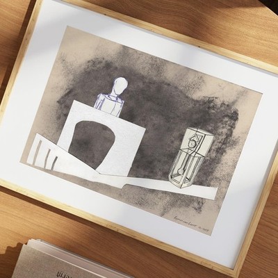 Time Leverage   Limited Edition A4 Fine Art Print