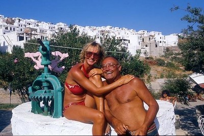 Werner Kreindl wife Diana Korner Bodrum Turkey vacation Houses bik- Old Photo