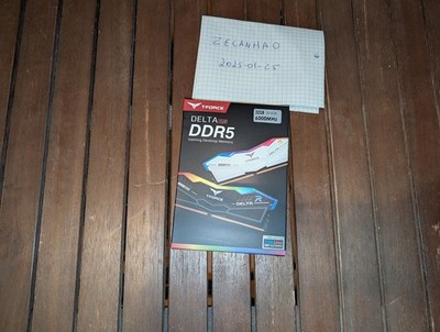 TeamGroup T-Force DELTA RGB schwarz 32GB (2x16GB) DDR5-6000 NEU & UNGEÖFFNET 
