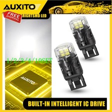 7443 7440 LED White Blinking Brake Stop Tail ...