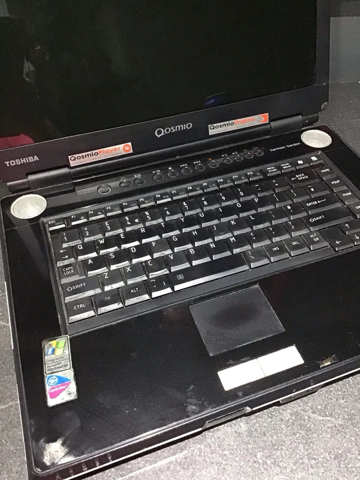 TOSHIBA Qosmio F20 Retro Gaming Laptop, Geforce Go 6600, 100% Genuinely Untested - Image 3 of 4