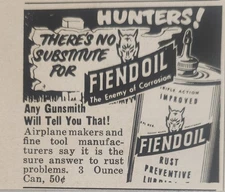 1956 Print Ad Fiendoil Rust Preventative Lubricant for Guns Used by Gunsmiths