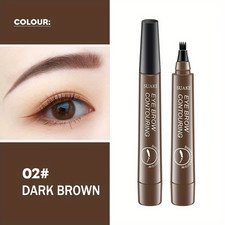 Waterproof Eyebrow Pen, Microblading Eyebrow 4 Split ,Buy 2 Get 1 Free