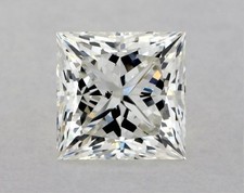 Cert. GIA 1.21 CT Princess Cut Natural Mined Diamond Loose I color SI2 clarity 3109.92 per carat