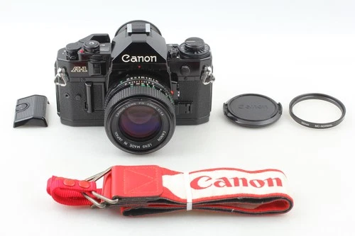 [Near MINT] CANON A-1 A1 35mm SLR Film Camera New FD NFD 50mm F/1.4 Lens JAPAN