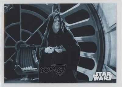 2020 Topps Star Wars Black and White: ROTJ Blue Hue Shift Emperor Palpatine 01al
