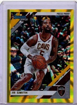 2019 Panini Donruss J.R. Smith #42 Press Proof Gold Laser /10 Cavaliers