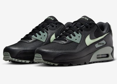 Men's Size 8.5 - Nike Air Max 90 GORE-TEX Black Honeydew -FD5810 001 -NEW-