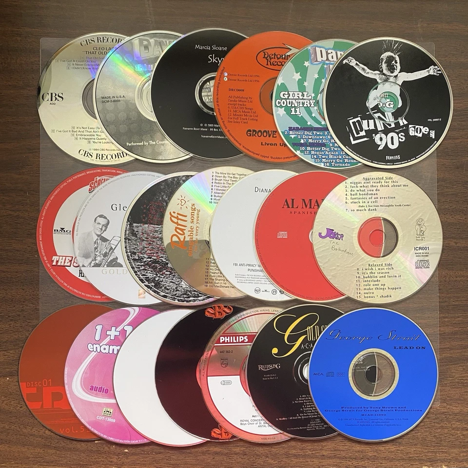 380+ CD Lot w/ Bonus DVDs (387 Discs Total) Mixed Genres F–VG Free Priority Ship - Image 2 of 4