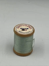 COATS & CLARK'S BOILFAST / MERCERIZED SEWING THREAD SPOOL COLOR 122 - Baby Blue