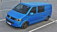 Maxton Design Frontlippe Passend FüR VW T5 FL V.2 Schwarz Hochglanz