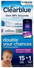 Clearblue Advanced Digital Ovulation Test  1 Pregnancy Test - 15ct 07/27