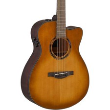 Yamaha TAS1 C TransAcoustic Concert Cutaway AcousticElectric Guitar Sand Burst
