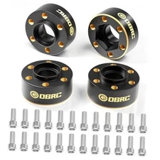 OGRC 1.9" Wheel Adapter 12mm Hex Hub Widen 6mm 15mm 22mm Brass Weights for 9mm