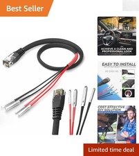 RJ11 Radar Detector Hardwire Kit with Inline Fuse - Effortless Installation