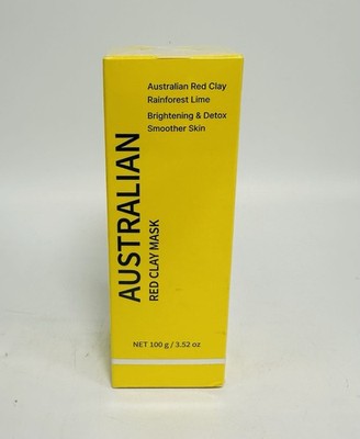 Boaccy Australian Red Clay Face Mask MineralRich Detox Mud 3.52 oz *EXP 02/2029*