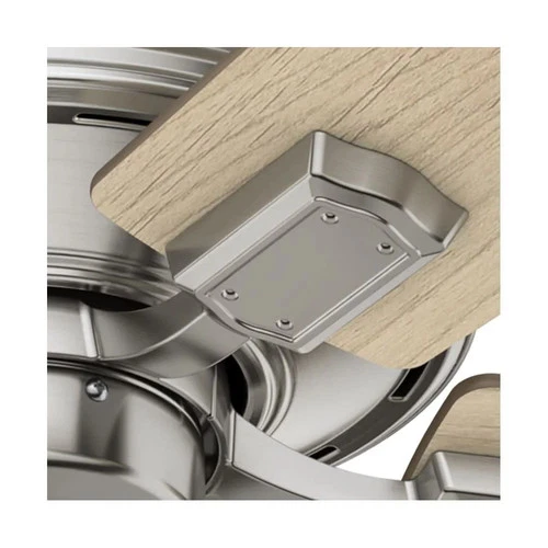 Hunter Fan Crestfield Ceiling Fan 52In Nickel Bleached Grey Pine - Picture 6 of 8