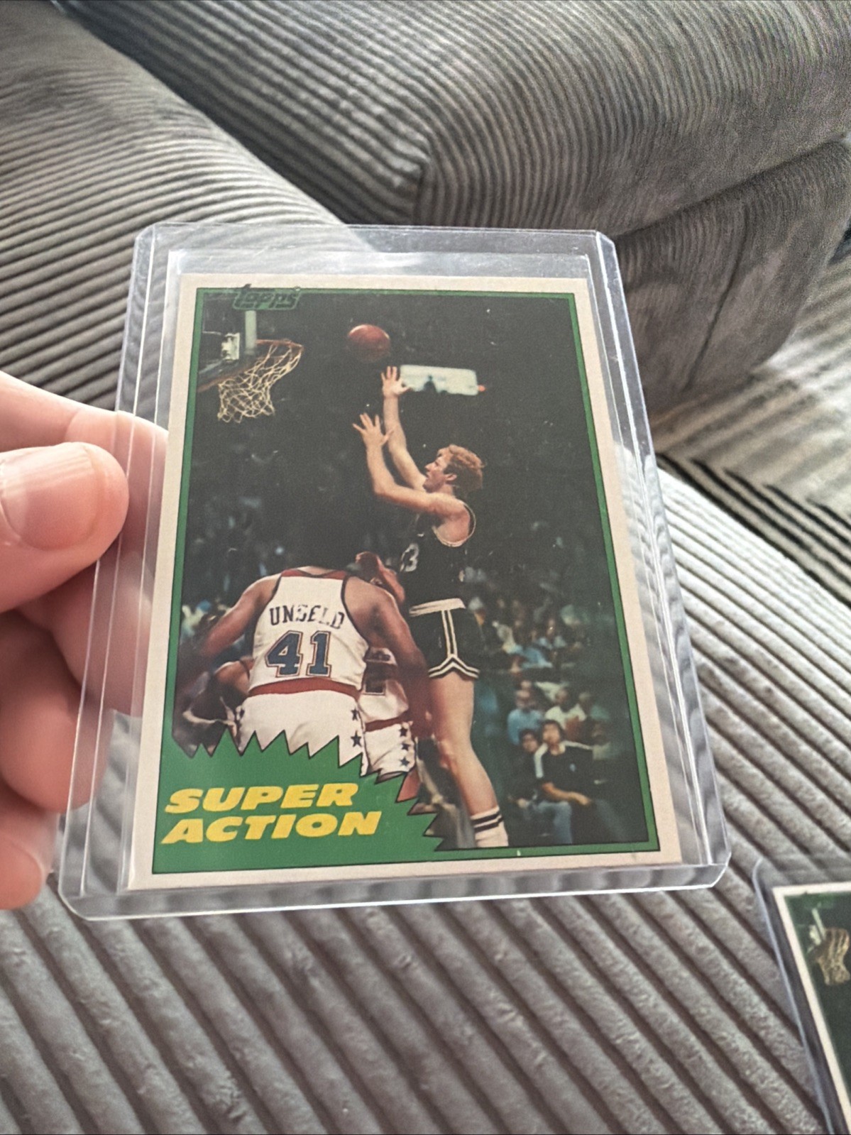 1981 Topps Basketball LARRY BIRD Super Action #101. Celtics 