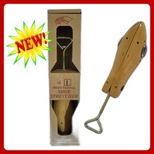 Star Heel Plate Co Professional Shoe Stretcher Size 1 New In Box NWT Tan Wood