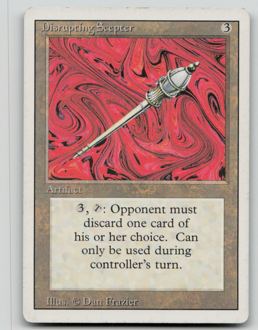 Disrupting Scepter [Revised Edition - 245] Moderately Played Rare Magic