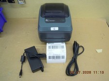 Zebra GX430t Thermal Label Printer  300dpi  USB Cable  AC Adapter 6