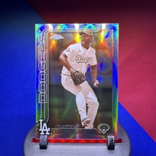 2025 Topps Chrome, Clayton Kershaw, Chrome Sepia Refractor, No. 88