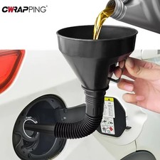 Hose Plastic Oil Funnel with Strainer for Car Truck Boat Engine Gasoline Change