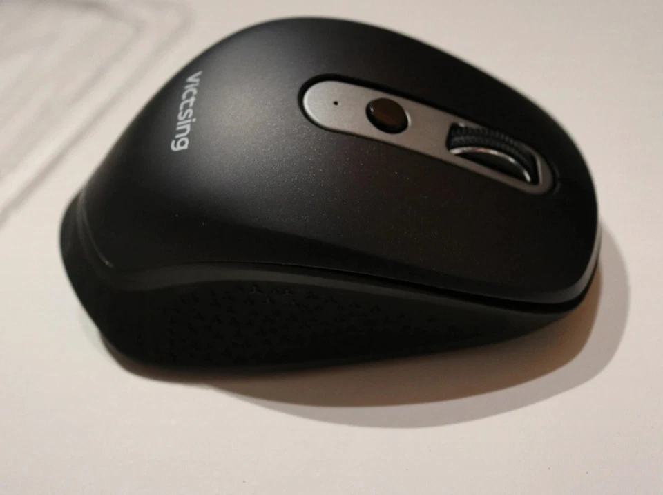 Wireless Bluetooth Optical mouse,  Side Scroll Wheel, 2.4 Receiver, rechargeable - Image 2 of 4