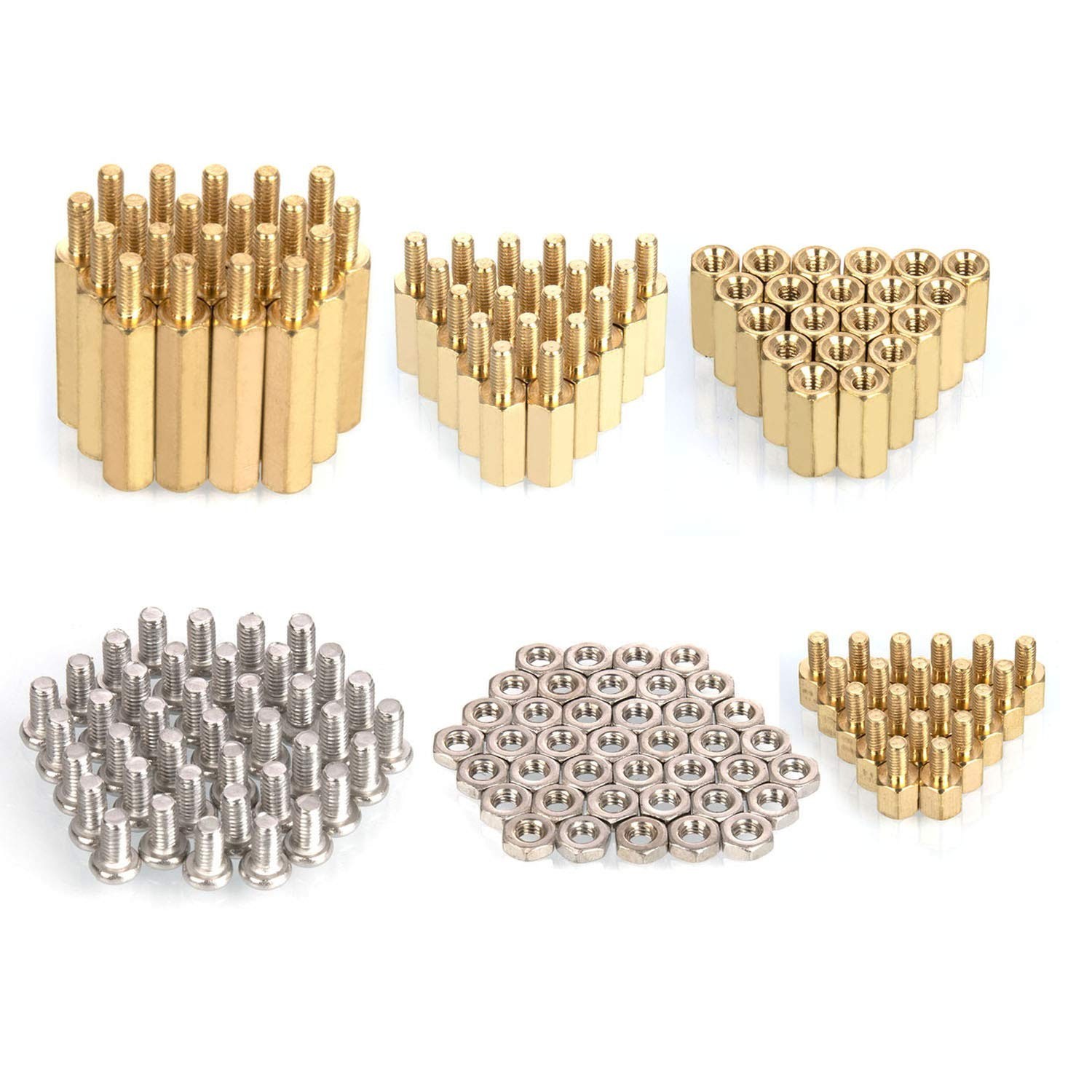 Raspberry Pi Installation Tool 160 Pcs/Lot M2.5 Series Hex Brass Spacer/Standoff