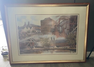 Colin Gibson  The Old Bushmills Distillery Co  Limited Edition 39/150 Print Art 
