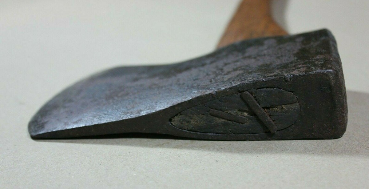 Vintage Axe Ax Craftsman 1920s First 1st Logo Oval Wavy Sing Vintage Axe Ax Craftsman 1920s First 1st Logo Oval Wavy Sing