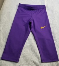 Nike Elite Purple Half Tights Track & Field Made in USA size XS