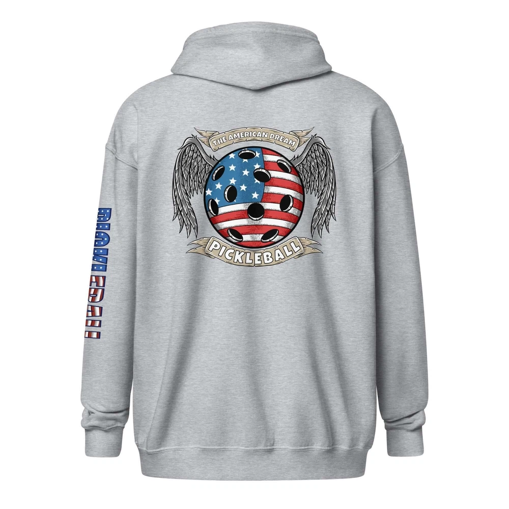 Pickleball Ultimate American Dream Series Unisex Heavy Blend Zip Hoodie
