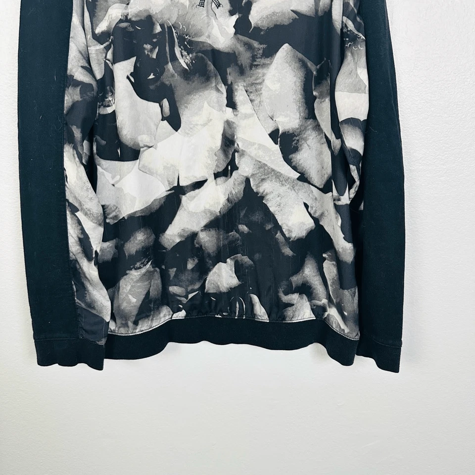 Sudadera Pullover MOSSIMO Negra Manga Larga Talla XL Abstracta Cuello Redondo Foto 3 de 4
