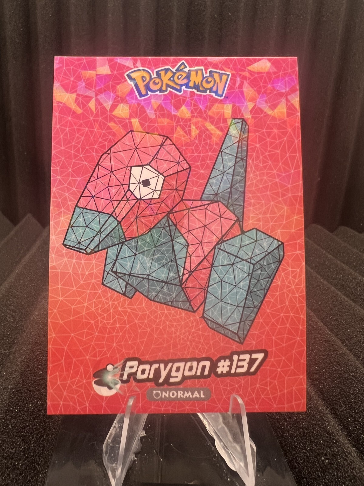 Porygon 137 Cracked Ice Holo Crystal Collection 2024 Pokemon TCG Card