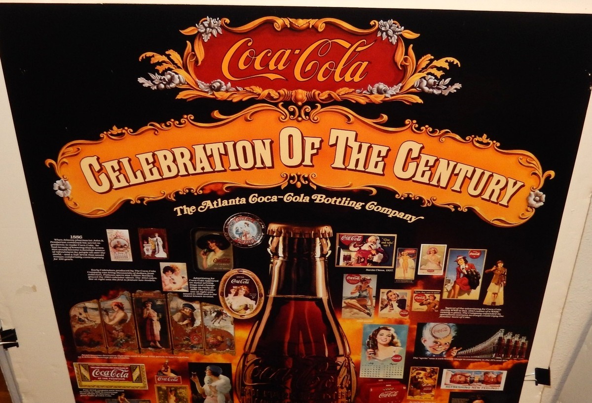 COCA COLA CELEBRATION OF THE CENTURY 1986 HUGE COLOR POSTER | eBay