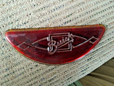 1920s 1930s Buick Car Auto Glass Embossed Light Lens Vintage Old Original Part