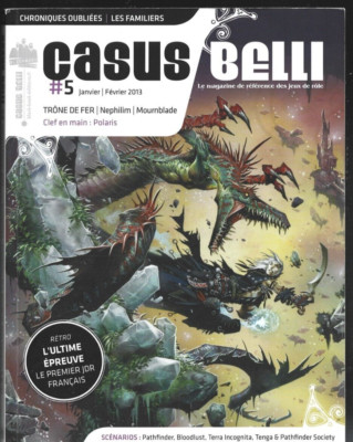 JDR RPG ROLE-PLAYING GAME / CASUS BELLI V4 BBE N°5 JANUARY FEBRUARY 2013