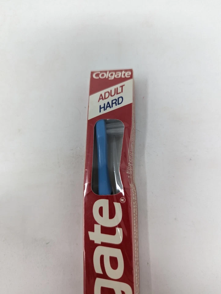 New Unopened Vintage Colgate Toothbrush Full Head Adult Medium - Blue - Image 2 of 4