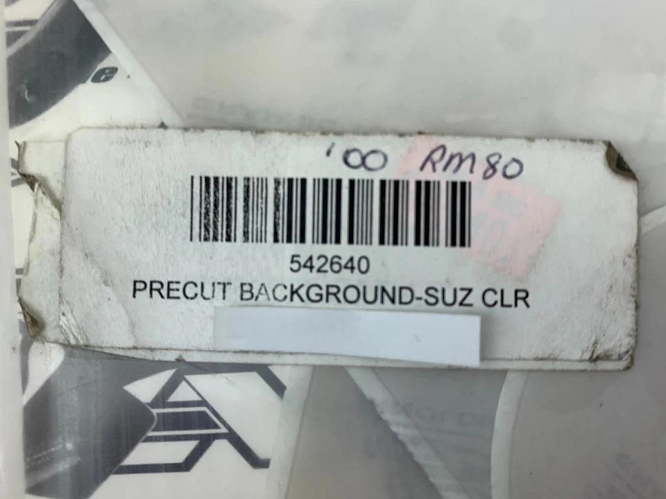 Fondos de matrícula transparentes N-Style 542640 NOS para Suzuki RM80 2000 Foto 3 de 3